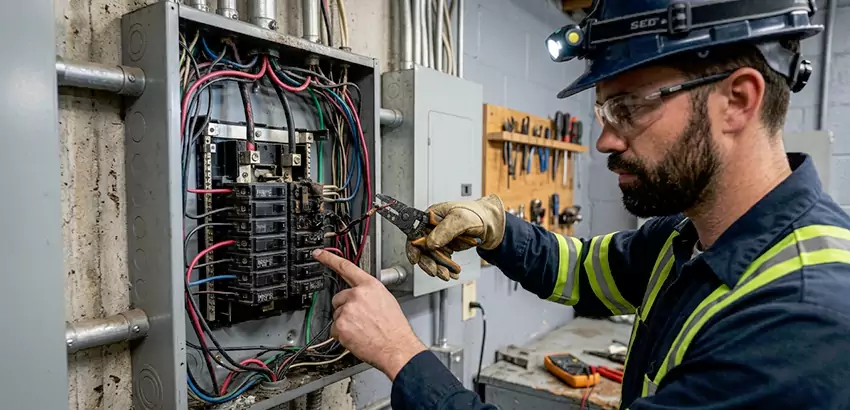 Breaker Box Short Circuit Repair in Mount Juliet