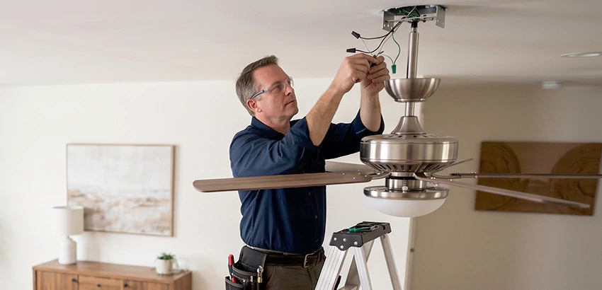 Ceiling Fan Light and Switch Repair in Mount Juliet