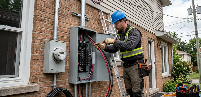 Outdoor Subpanel Installation in Mount Juliet