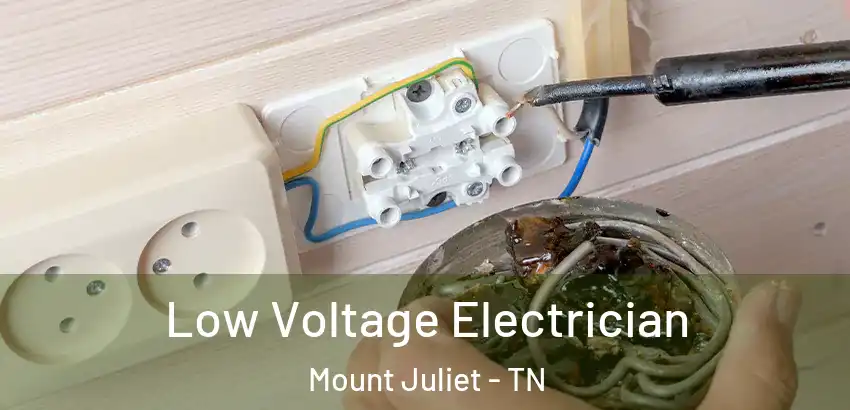  Low Voltage Electrician Mount Juliet - TN