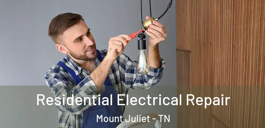 Residential Electrical Repair Mount Juliet - TN